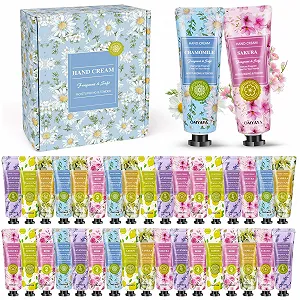 Купити Крем для рук Набір мініподарунків, 36 шт. Зволожуючий крем для рук, 1080 мл - Фото 1 Крем для рук Набір мініподарунків, 36 шт. Зволожуючий крем для рук, 1080 мл - Фото 1