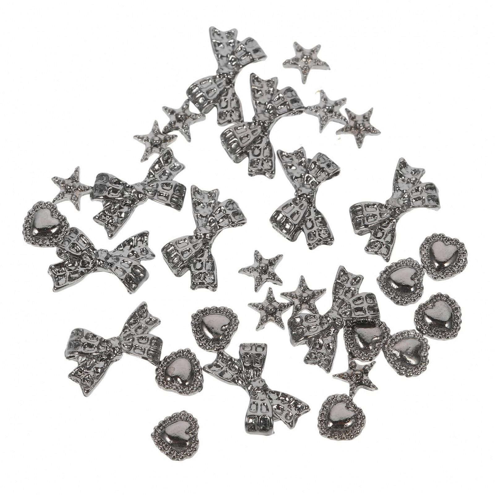 Підвіска для нігтів MERRYHAPY Прикраса для нігтів Серце, фото №1