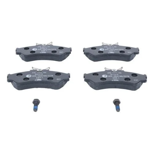 Комплект гальмівних колодок, дискове гальмо ATE 13.0460-2972.2 для VAG, передня вісь, фото №2