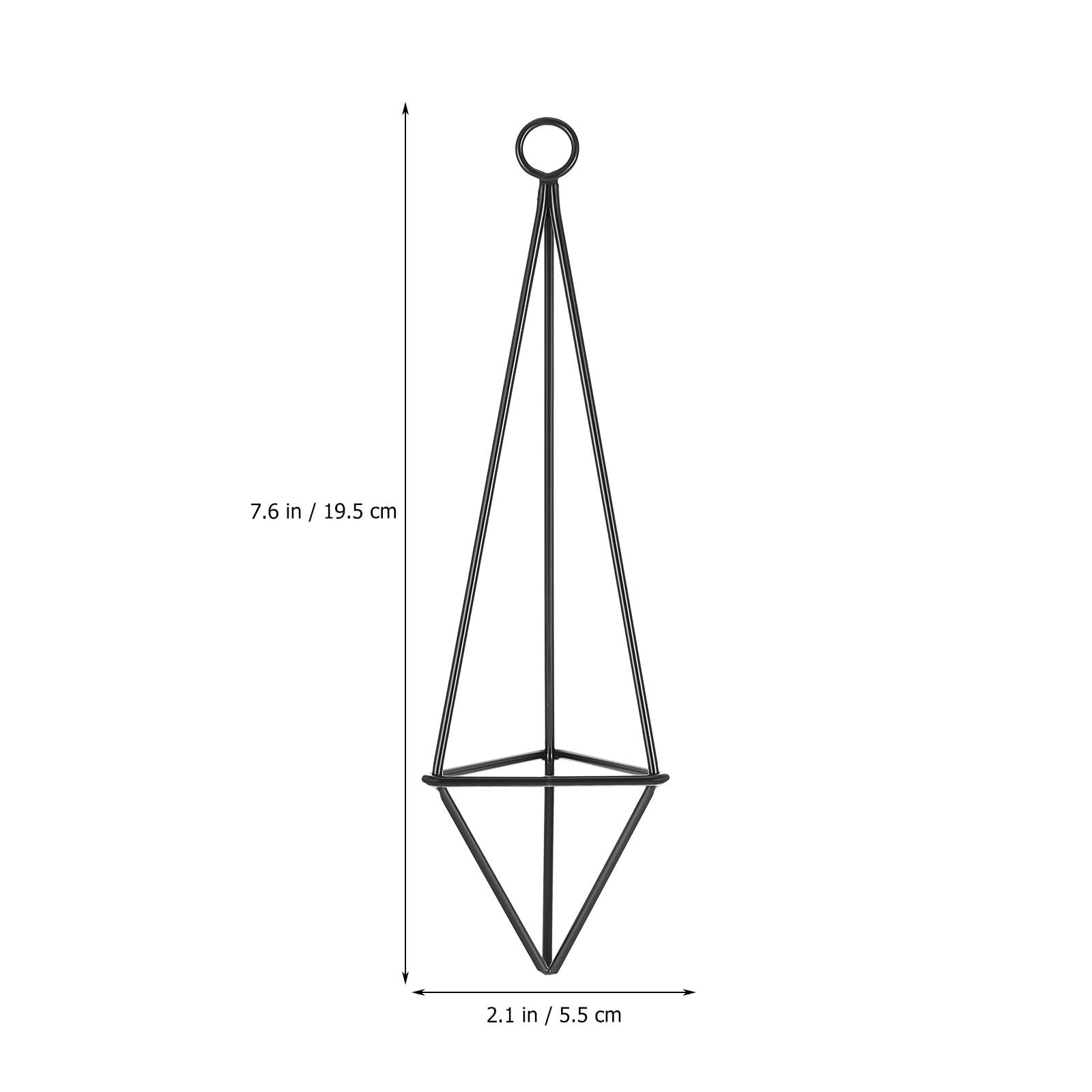 Підвісний тримач для повітряних рослин Happyyami Набір з 4 предметів Металевий Геометричний Залізне мистецтво, фото №2 Підвісний тримач для повітряних рослин Happyyami Набір з 4 предметів Металевий Геометричний Залізне мистецтво, фото №2