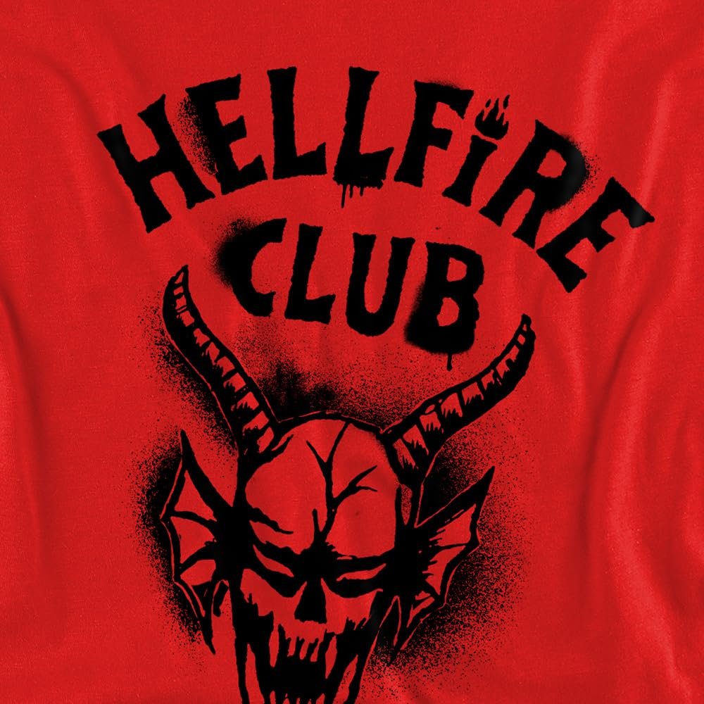 Кофта Stranger Things Unisex Stranger Things Hellfire Spray Logo Unisex, Червона кофта, фото №2