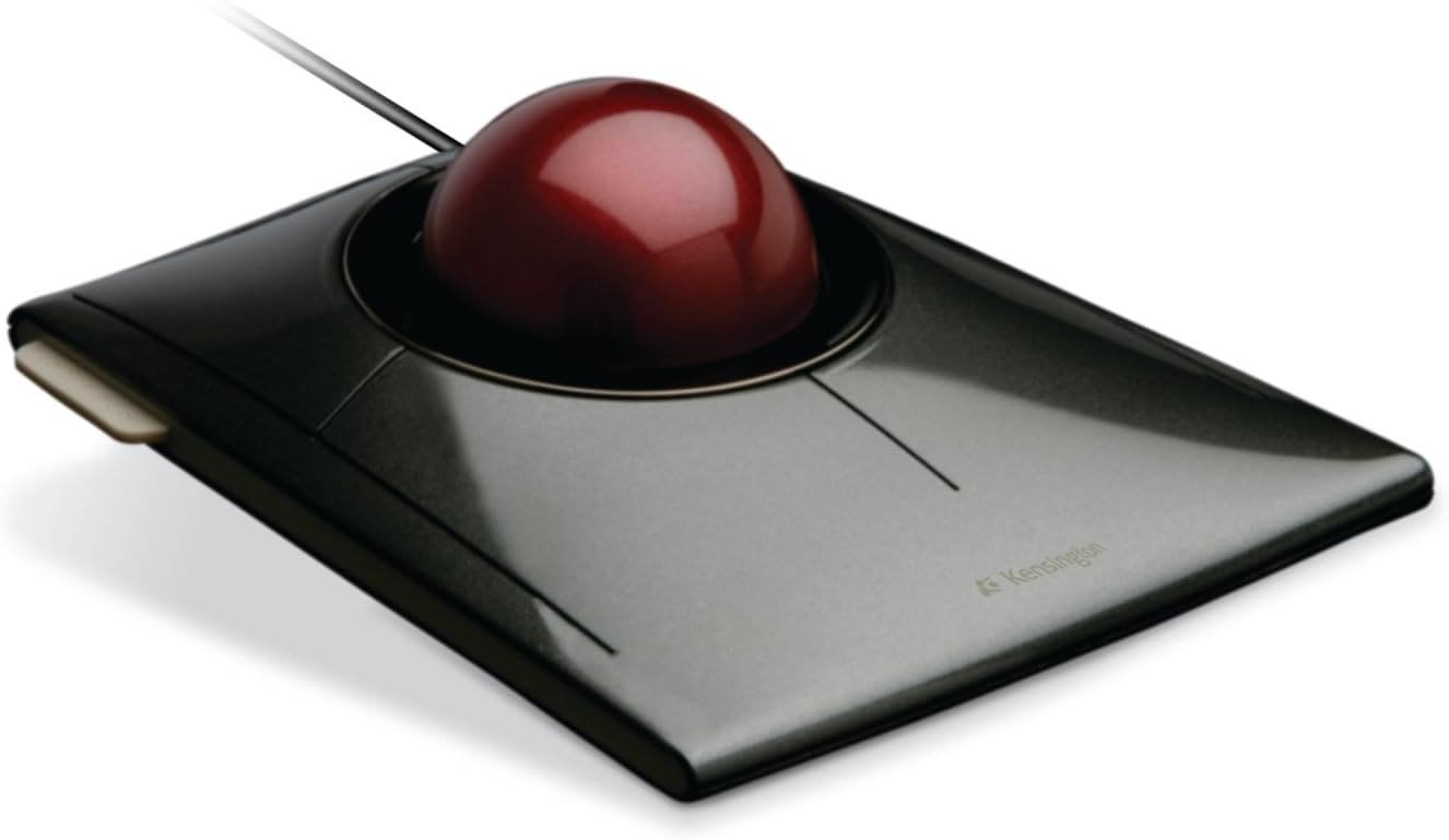 Провідна мишка Kensington SlimBlade Trackball / 1600 DPI / 4 кнопки / Сіра, фото №1 Провідна мишка Kensington SlimBlade Trackball / 1600 DPI / 4 кнопки / Сіра, фото №1