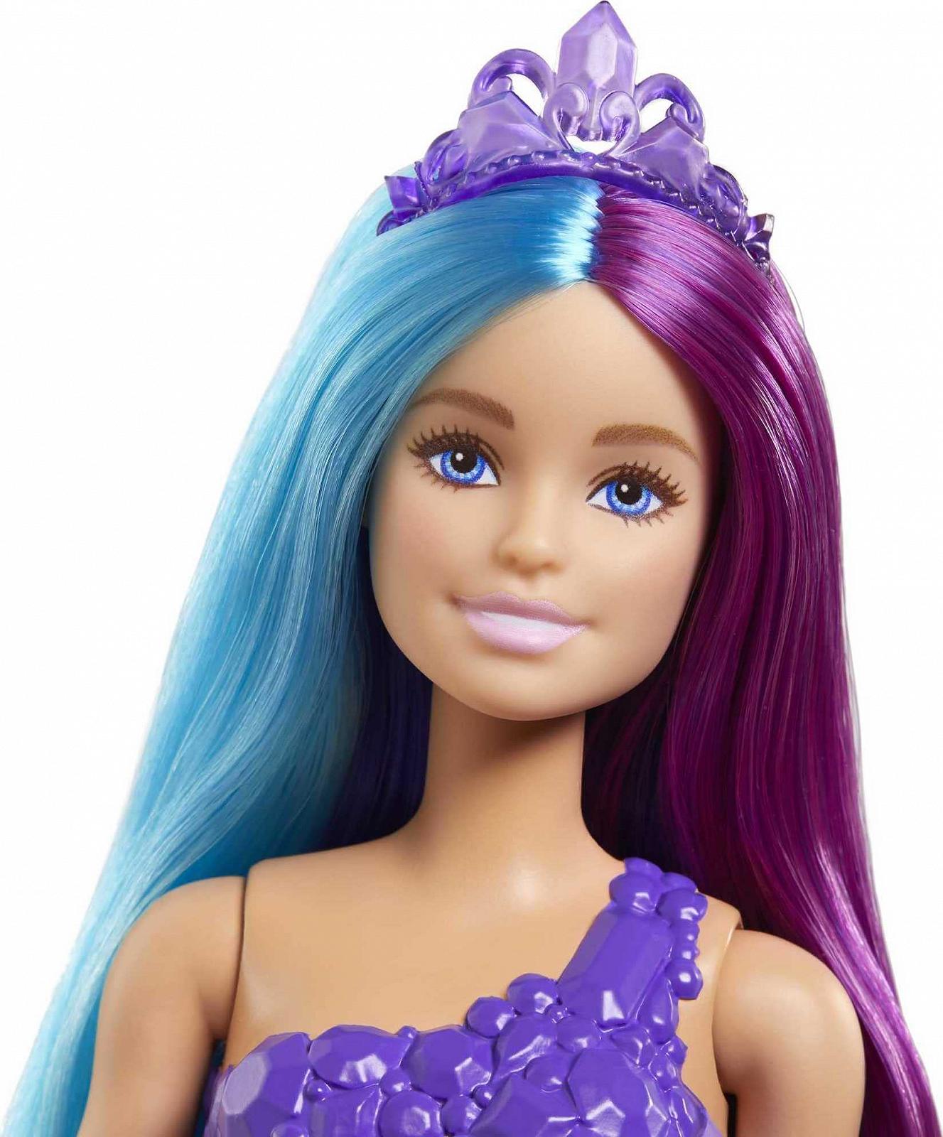 Кукла Barbie GTF39 Dreamtopia Русалка с очень длинными фантазийными волосами двух цветов, фото №3