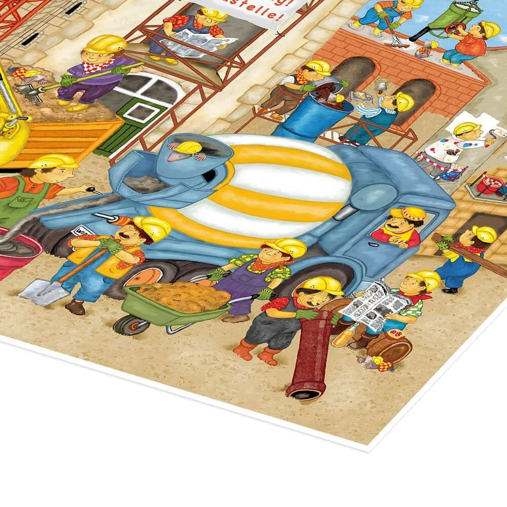 Постер Marion Krätschmer Warning Construction Site 60 x 40 см Orange, фото №3