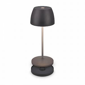 Мини-светодиодная настольная лампа BRILONER беспроводная IP44 плавно диммируемая 8 x 20,5 см антрацит - Фото 1