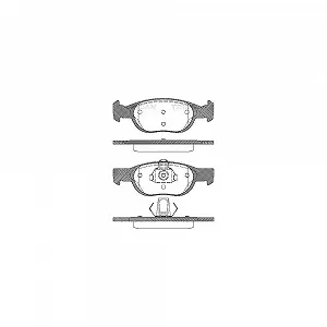 Комплект тормозных колодок, дисковый тормоз TRISCAN 8110 15010 передний мост для FIAT, LANCIA - Фото 1