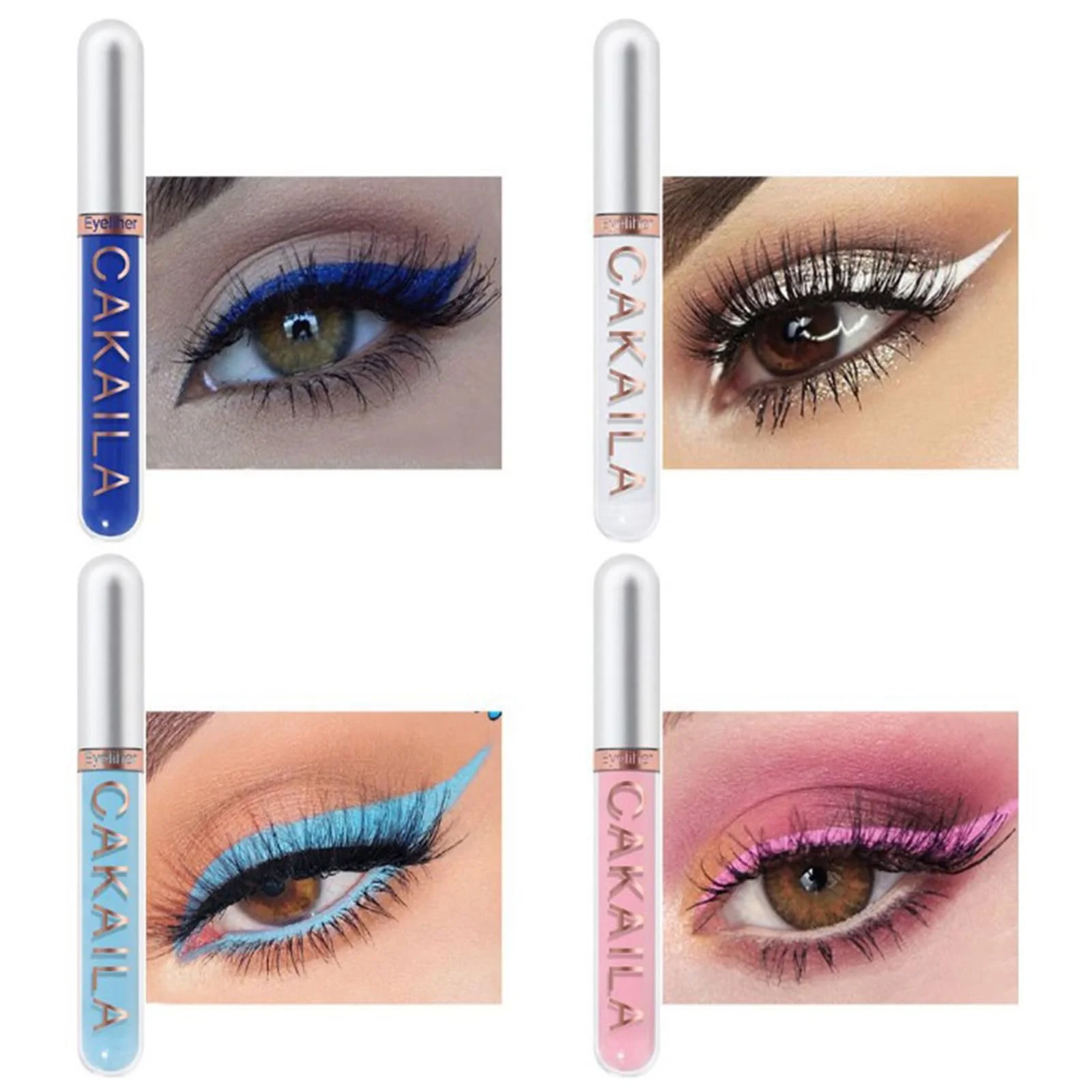 Жидкая Подводка для глаз Welhammsae 8 цветов, водостойкая, не размазывающаяся, матовая, фото №5 Жидкая Подводка для глаз Welhammsae 8 цветов, водостойкая, не размазывающаяся, матовая, фото №5