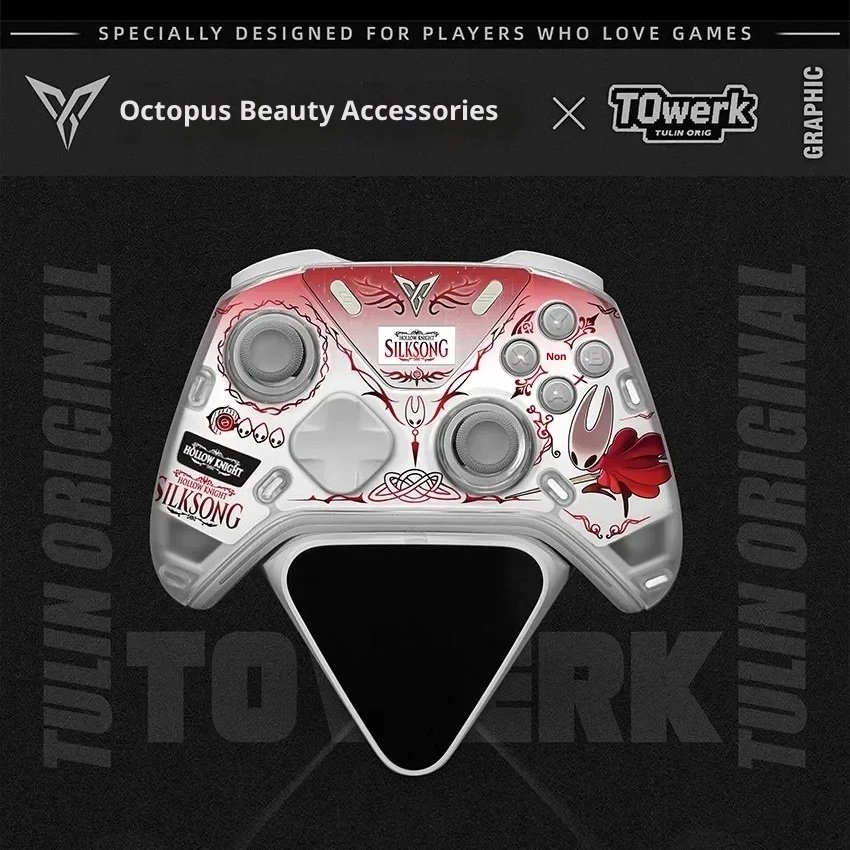 Геймпад FlyDigi APEX 5 White + док-станция + наклейки Hollow Knight, фото №3 Геймпад FlyDigi APEX 5 White + док-станция + наклейки Hollow Knight, фото №3