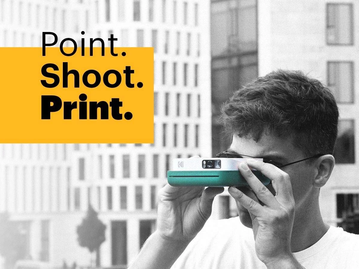 Цифровая камера моментальной печати Kodak Smile Classic + Bluetooth 16 MP 3.5 x 4.25 дюйма бумага Zink Sticker Frames Edition, фото №7