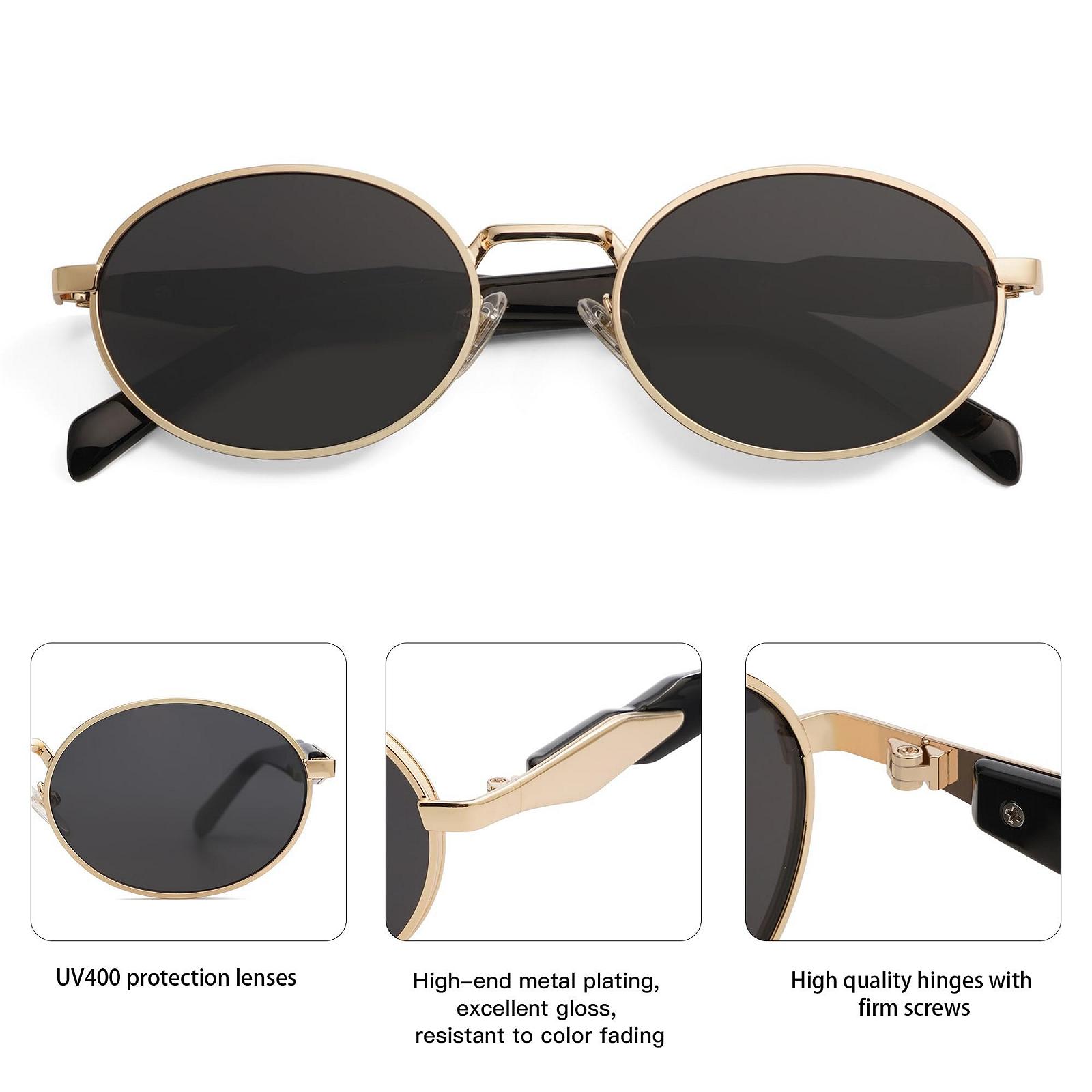 Ретро солнцезащитные очки с защитой UV400, фото №3