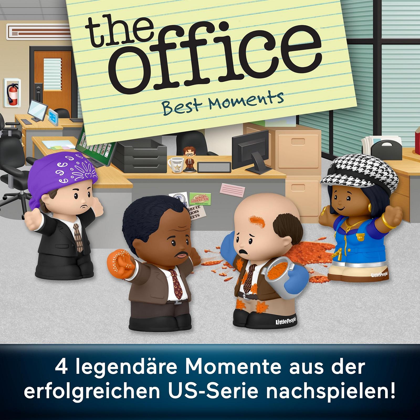 Набор фигурок Little People Collector Офис Лучшие моменты, специальное издание, 4 фигурки, HVG56, фото №3