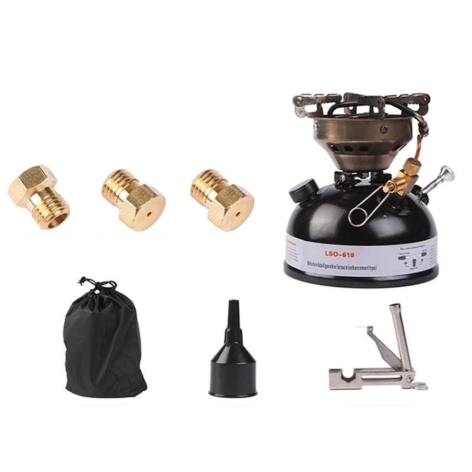 Лагерна плитка perfk Camping-Spirituskocher Спиртовий пальник з сумкою для зберігання, фото №4