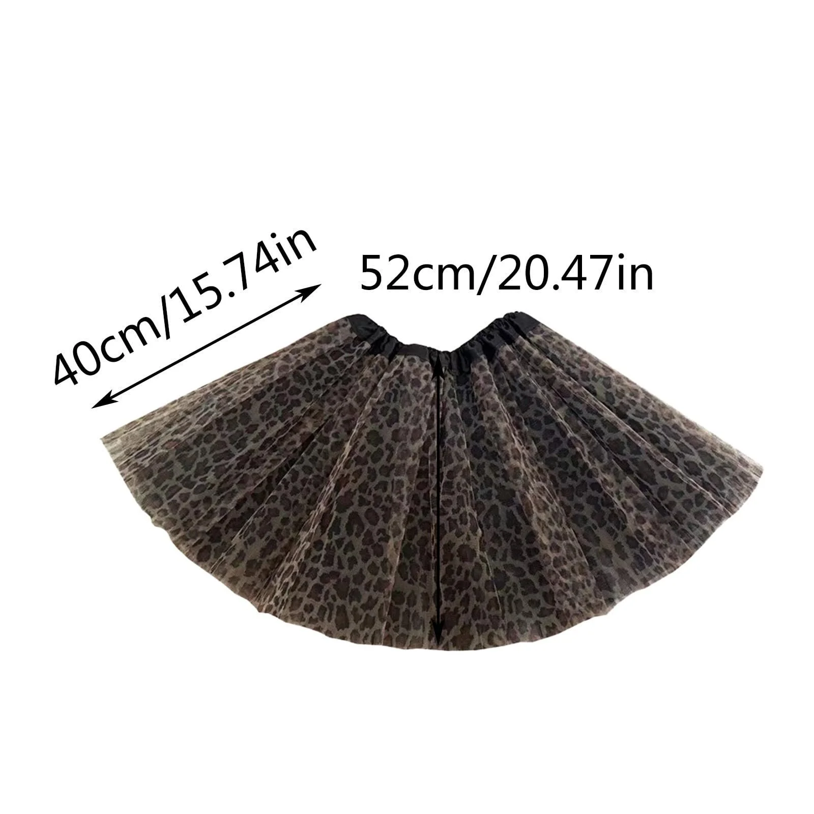 Спідниця  з леопардовим принтом, фото №4