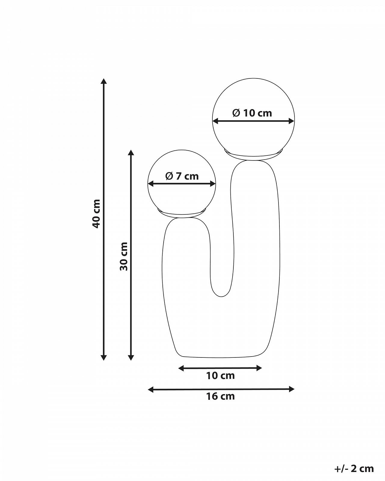 Настільна лампа Tulun 2 плафони зелена, фото №3
