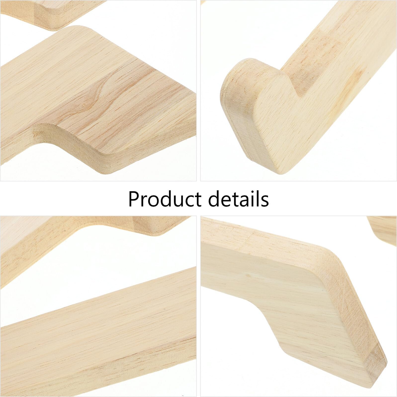 Підставка для ноутбука Деревʼяна портативна для столу, 2 шт., фото №9