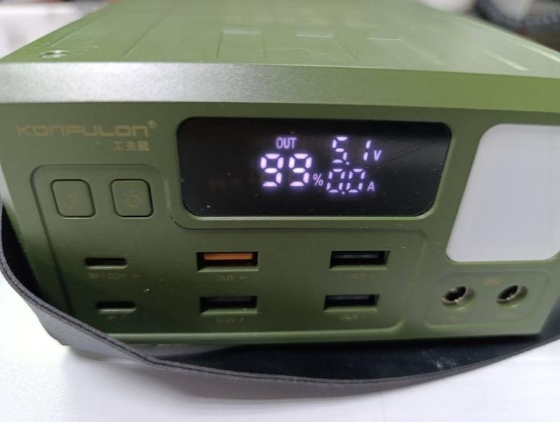 Потужний повербанк konfulon a45q ємністю 100000 mah бу, фото №7