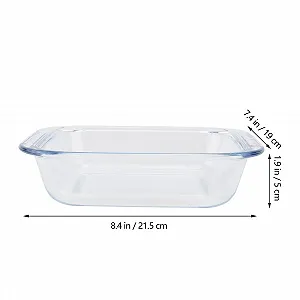 Противень для выпечки Стеклянный квадратный термостойкий synthetic.ua - Фото 1