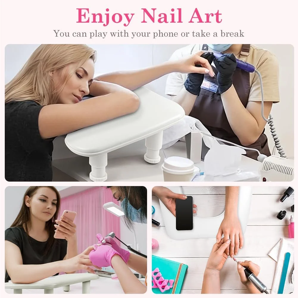 Підставка для рук U-подібна HOTUT для манікюрного салону, регульована по висоті, фото №7