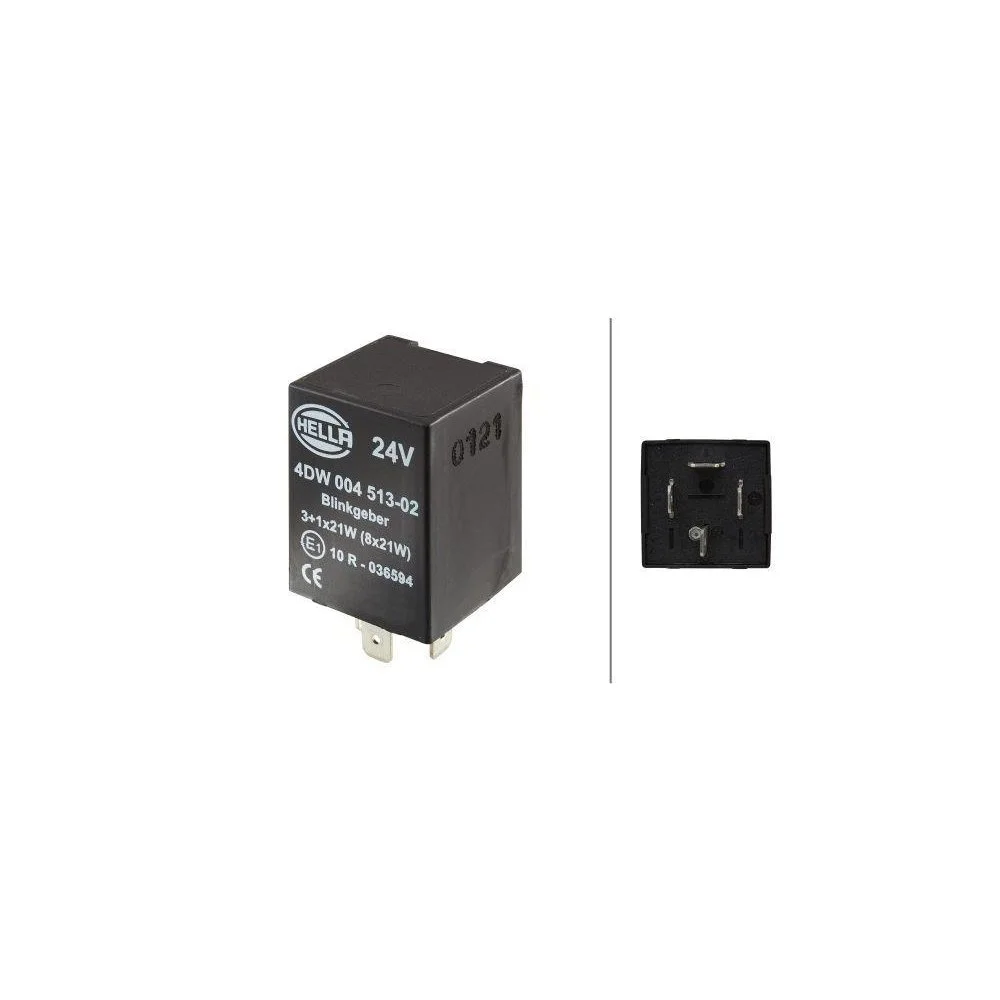 Реле поворота HELLA 4DW 004 513-021 KÄSSBOHRER MAN MERCEDES-BENZ FAUN LIEBHERR, фото №1