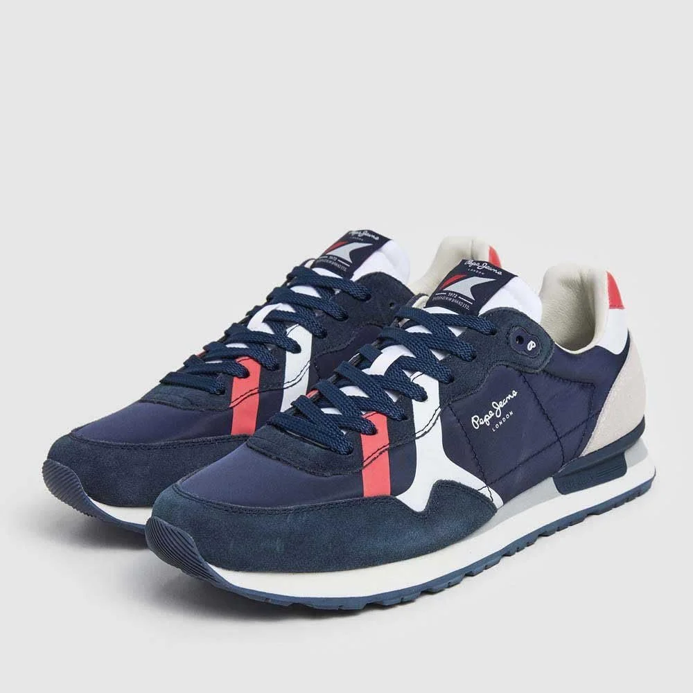 Кросівки Pepe Jeans Brit Road Шкіра Коричневий, фото №3