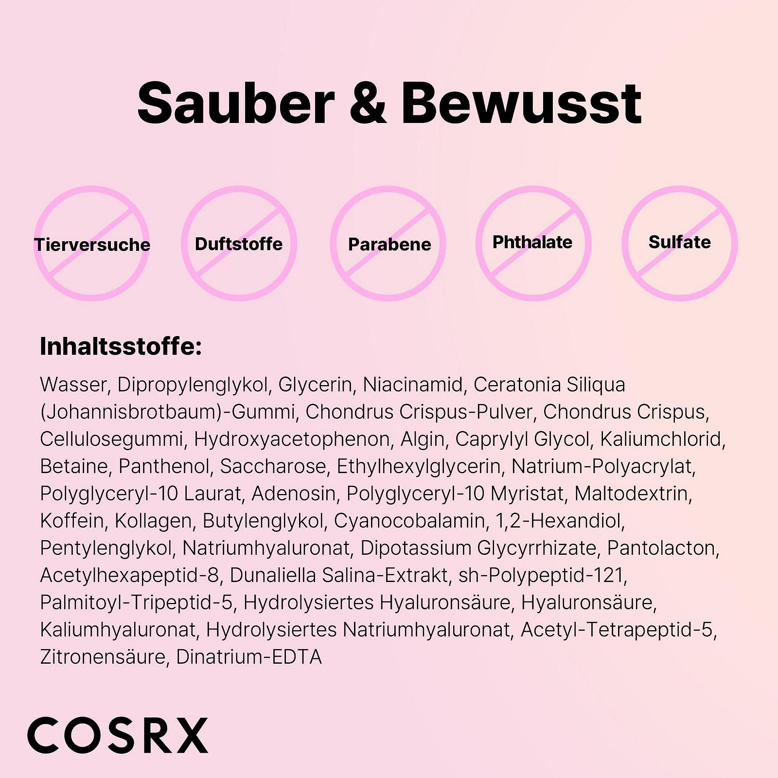 Маска для обличчя гідрогелева COSRX The Peptide Collagen Lifting Glow, набір 3 шт, фото №8