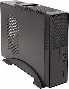 Компьютерный корпус Unykach Slim mATX UK 2010 / Черный / с БП 450W - Фото 1