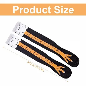 2 пари гольфів вище коліна, жіночі шкарпетки «Курячі лапки» synthetic.ua - Фото 1