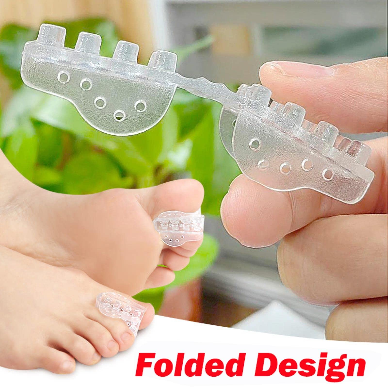 Роздільники для пальців гелеві 2/4 шт. для корекції вальгусної деформації та відновлення оригінальної форми, фото №5 Роздільники для пальців гелеві 2/4 шт. для корекції вальгусної деформації та відновлення оригінальної форми, фото №5