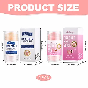 Набор кремов для ног для очень сухой кожи и мозолей, для потрескавшихся пяток, коленей, локтей и рук, увлажняющий, 40 г (2 шт. в упаковке) synthetic.ua - Фото 1