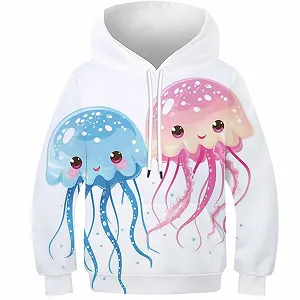 Худі KHHKJBVCE Кукурудзяний Корж для Хлопчиків Дівчаток - Фото 1