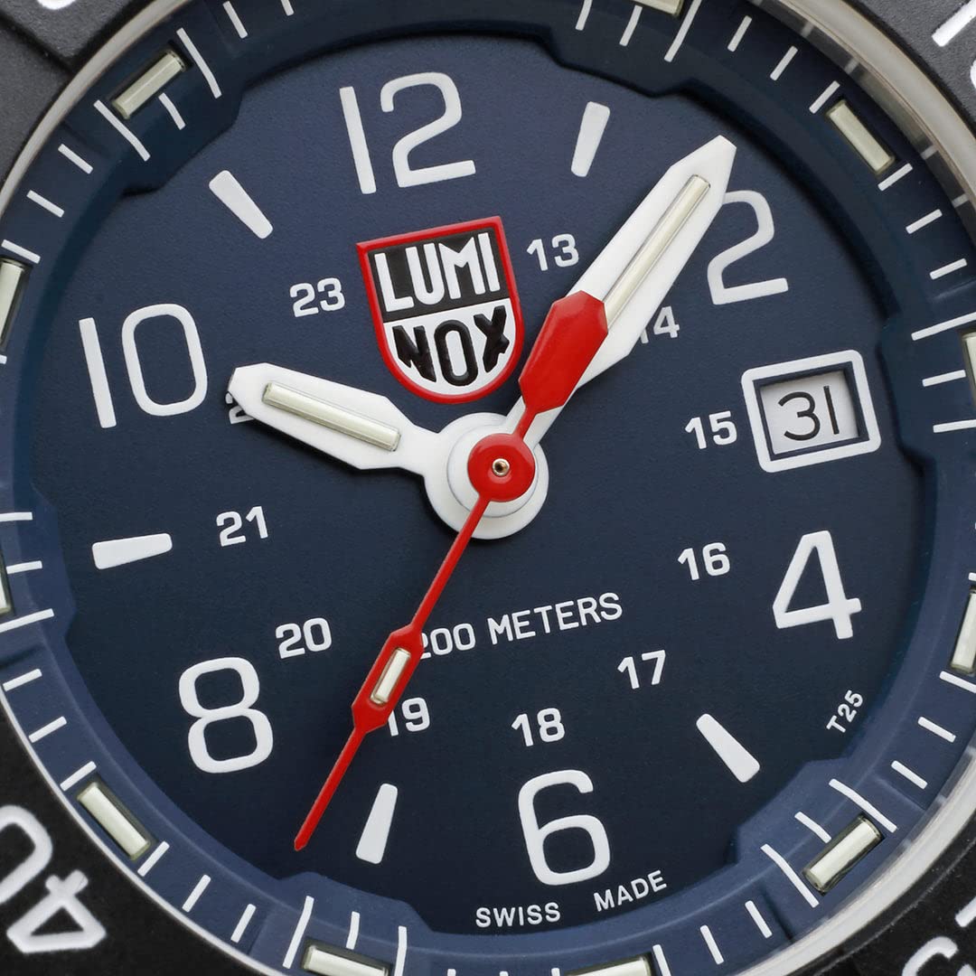 Чоловічий аналоговий годинник Luminox XS.3254.CB, швейцарський кварцовий механізм, ремінець з нержавіючої сталі, сріблястий, спортивний, фото №3