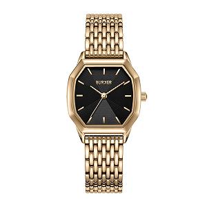 Купить Женские часы BURKER Julia Шестиугольный корпус Женские часы Звеньевой браслет Нержавеющая сталь Аналоговый Кварц 3 ATM Водонепроницаемый - 32 мм - Золотой Черный - Фото 1 Женские часы BURKER Julia Шестиугольный корпус Женские часы Звеньевой браслет Нержавеющая сталь Аналоговый Кварц 3 ATM Водонепроницаемый - 32 мм - Золотой Черный - Фото 1