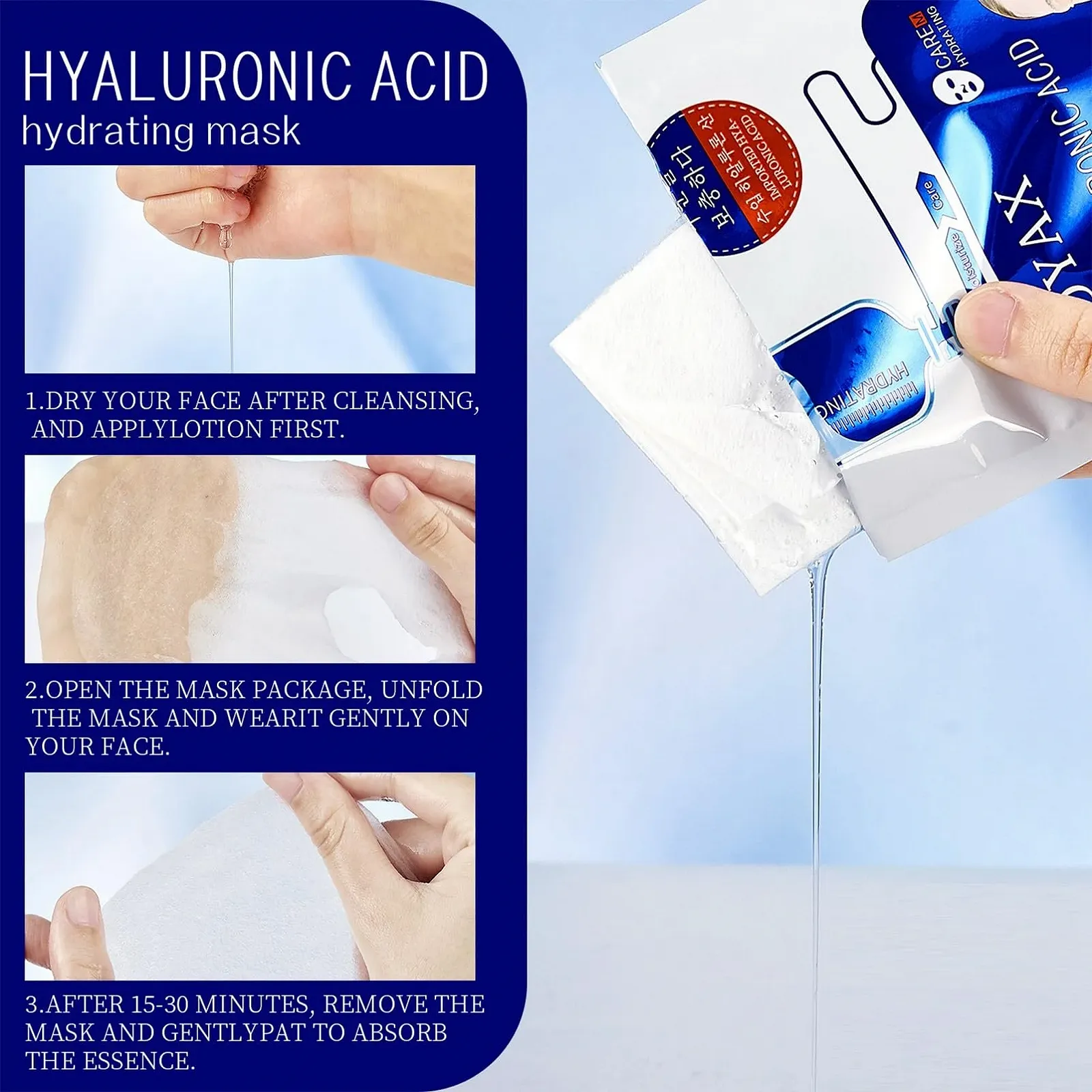 Тканинна Маска для Обличчя Hyaluron Hydra Bomb, фото №5