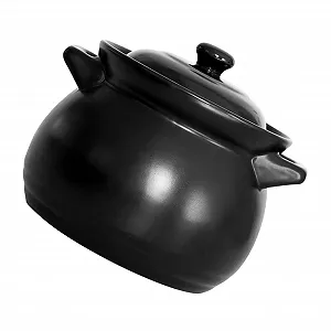 Горшок VALICLUD для риса керамический с крышкой жаропрочный для газовой плиты - Фото 1