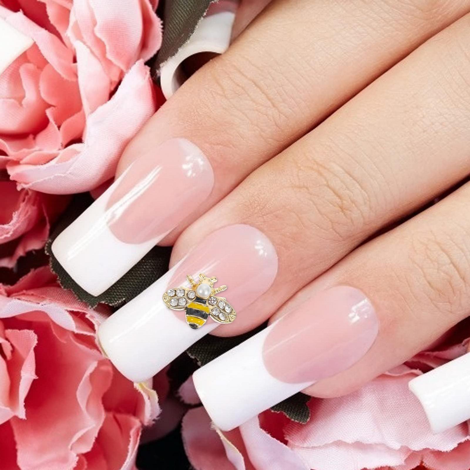 Прикраси для нігтів у формі бджілки minkissy, зроблені зі сплаву своїми руками, фото №7