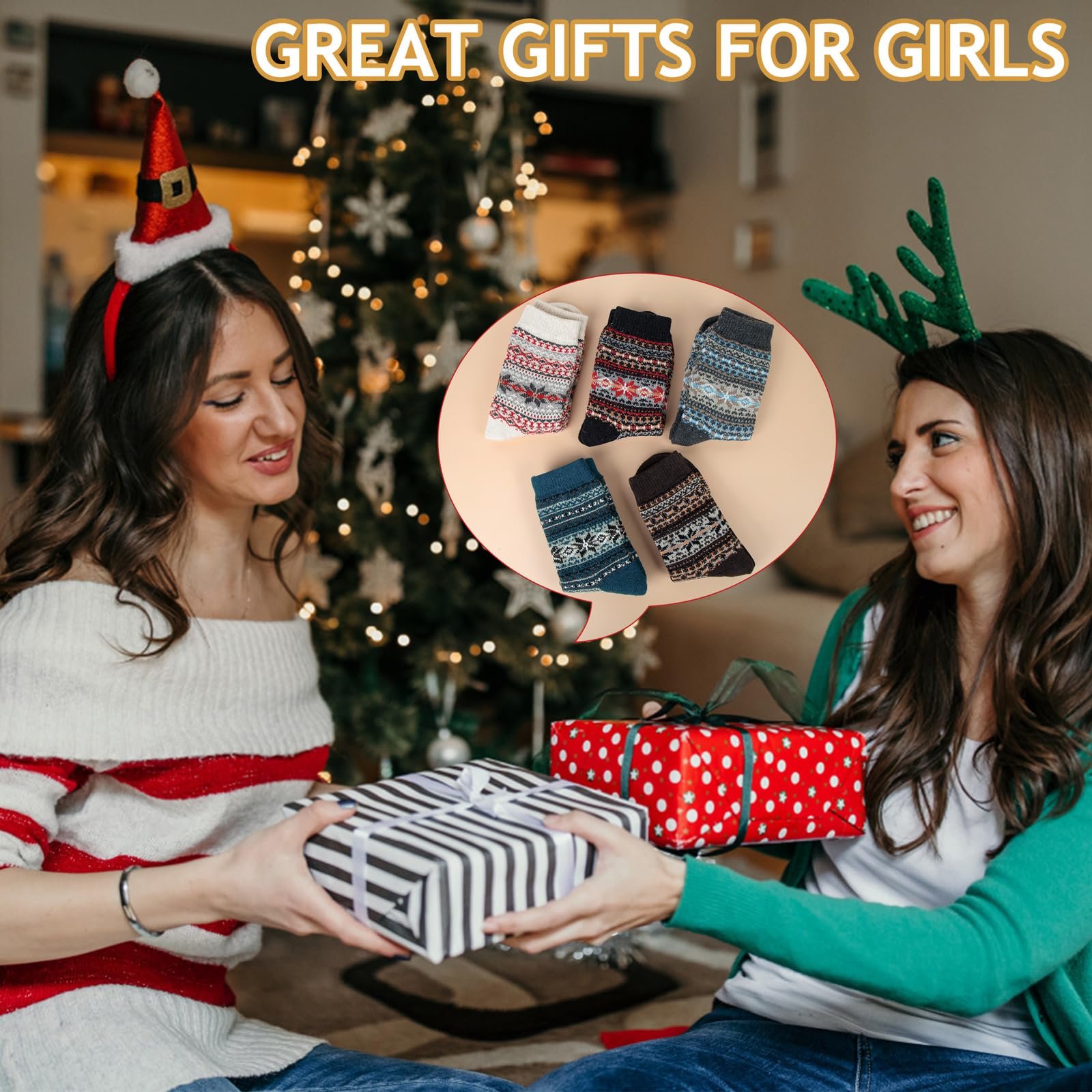 Термошкарпетки Жіночі Вовняні 5 пар, фото №7