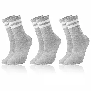 Спортивні шкарпетки Сірий, 3 пари, розмір 34-38 - Фото 1