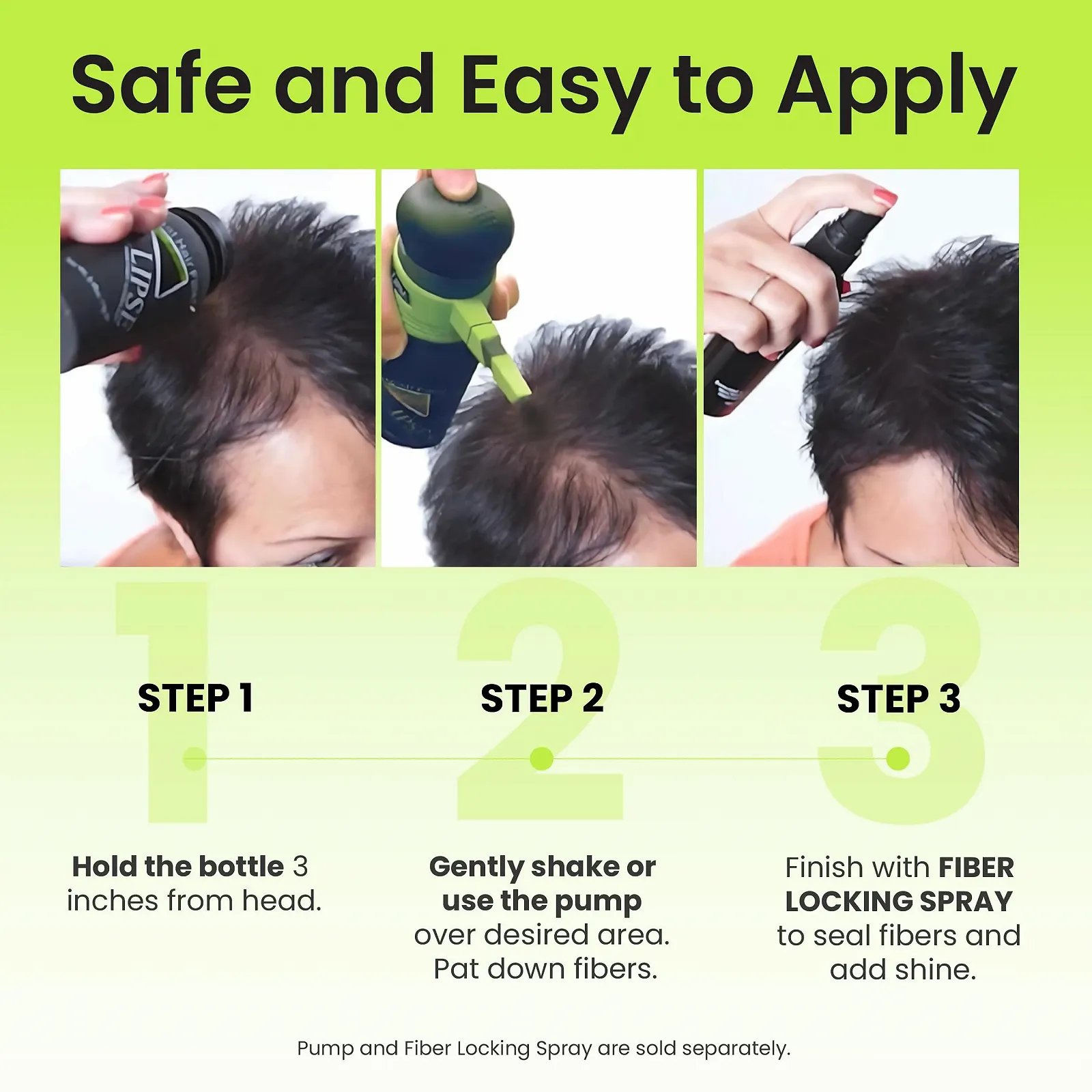 Волокна для волосся Eclipse для стоншення волосся Середньо-коричневий - 60 г, фото №9