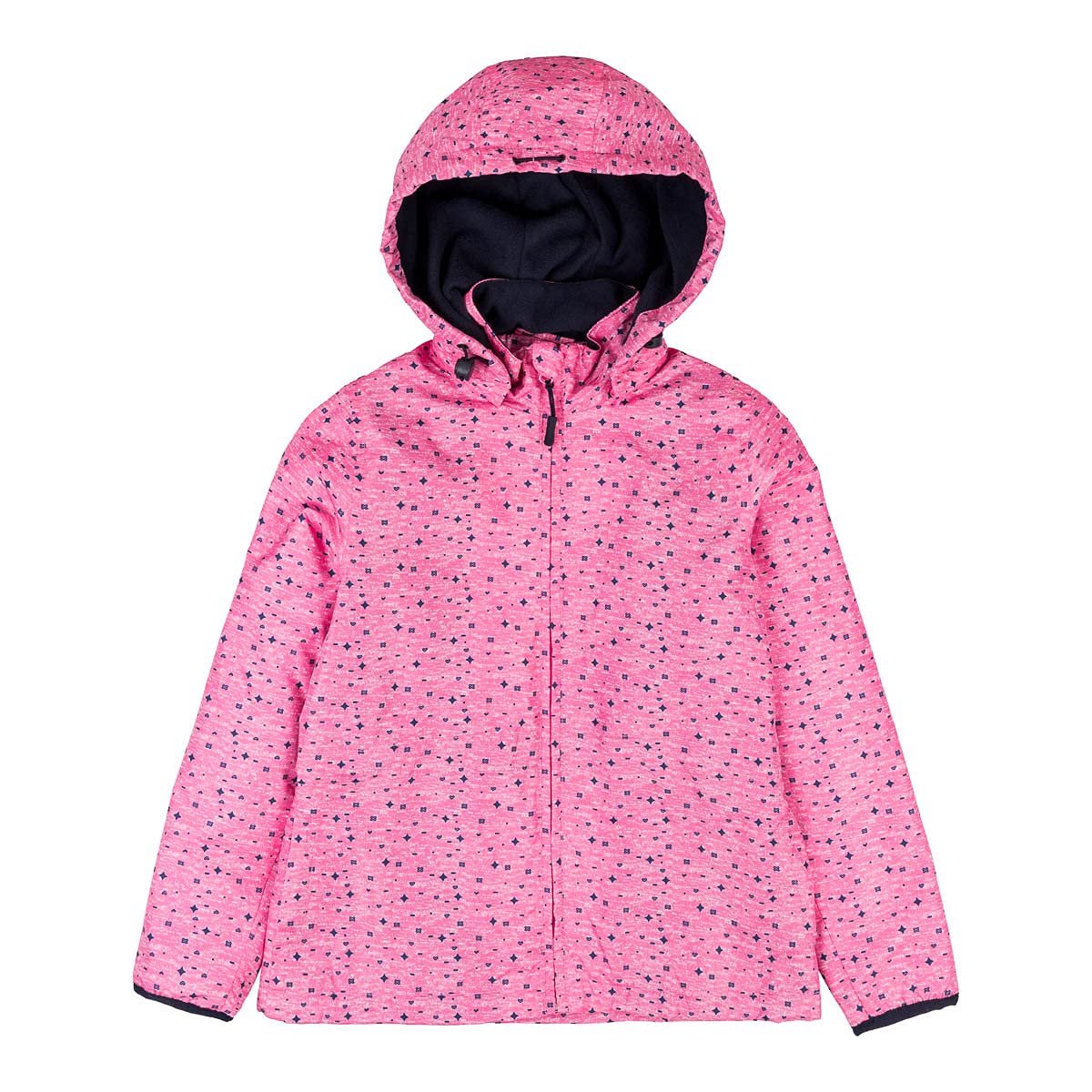 Утепленный дождевик для девочек ALPHADVENTURE Memphis Розовый, размеры от 6 до 14 лет, фото №1