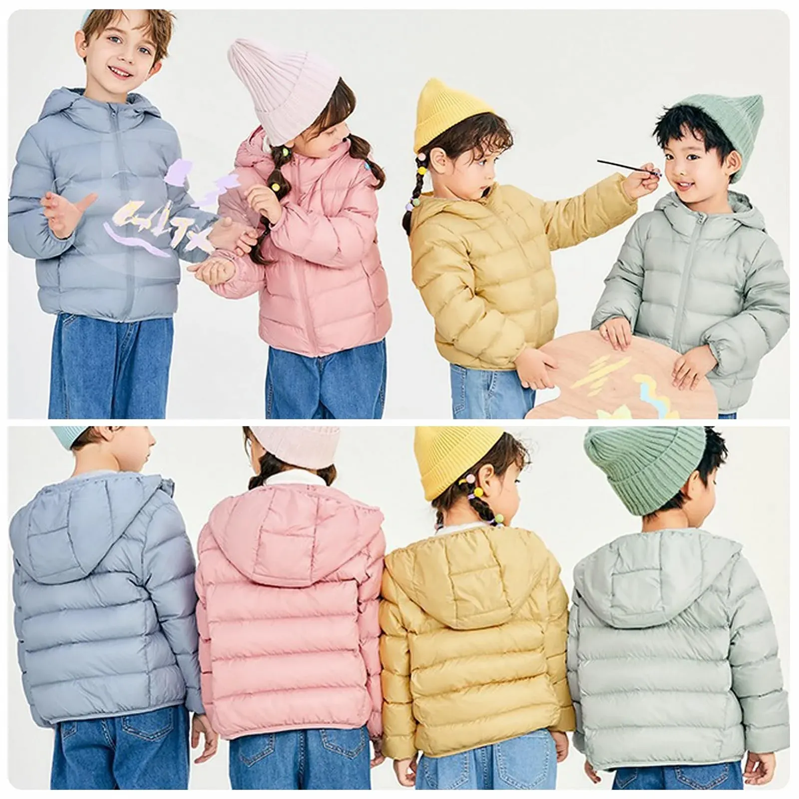 Детская стеганная куртка Amur Leopard, Легкая пуховая, фото №5