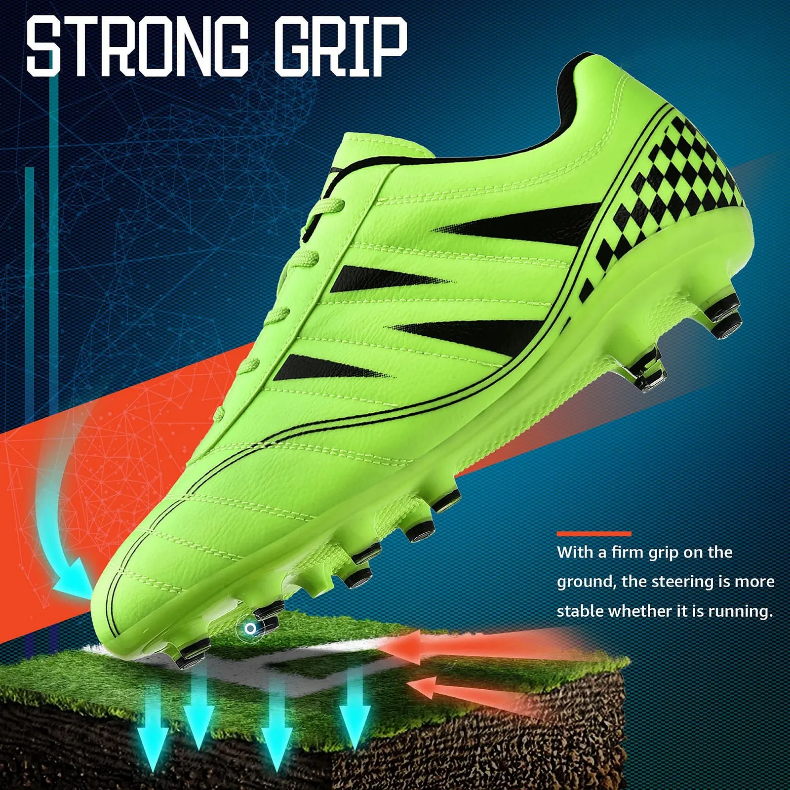 Футбольные бутсы Littleplum Детские Футбольные бутсы для футбола для игры на улице, фото №2