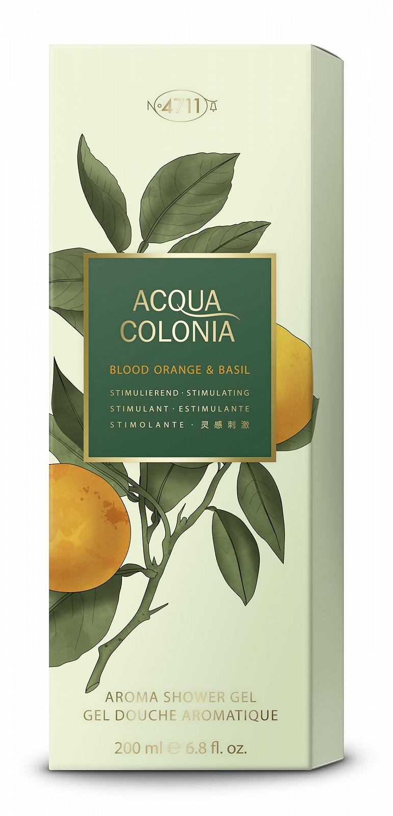 Гель для душу 4711 Acqua Colonia Blood Orange & Basil Stimulating Wellness 200 мл, фото №2 Гель для душу 4711 Acqua Colonia Blood Orange & Basil Stimulating Wellness 200 мл, фото №2