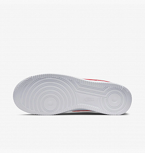 Кросівки Nike Air Force 1 Low Just Do It White Noble Green Metallic Silver University Red 46 synthetic.ua - Фото 1