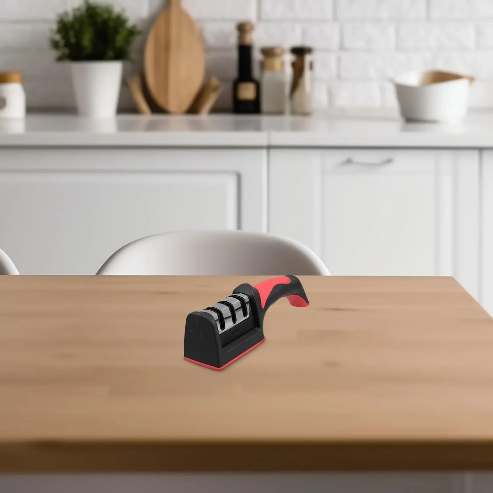 Точило для ножів Multifunctional ручна портативна міні нержавіюча сталь, фото №6