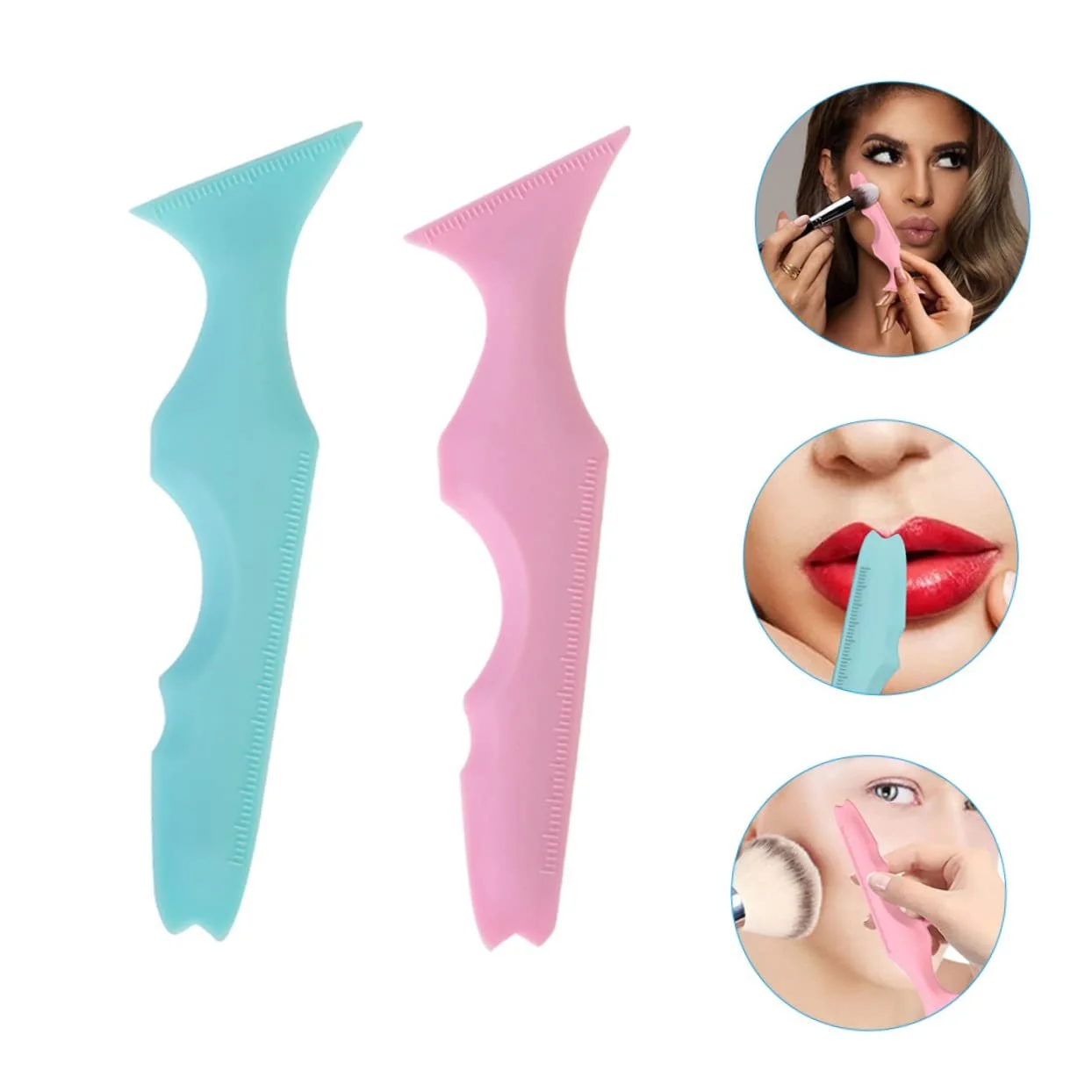 Трафарет для підводки очей minkissy силіконовий аплікатор, фото №7 Трафарет для підводки очей minkissy силіконовий аплікатор, фото №7