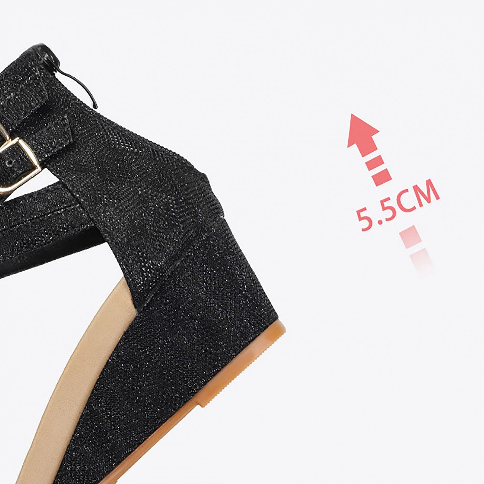 Босоніжки на блискавці літні жіночі 5.5 см PU верх, фото №3