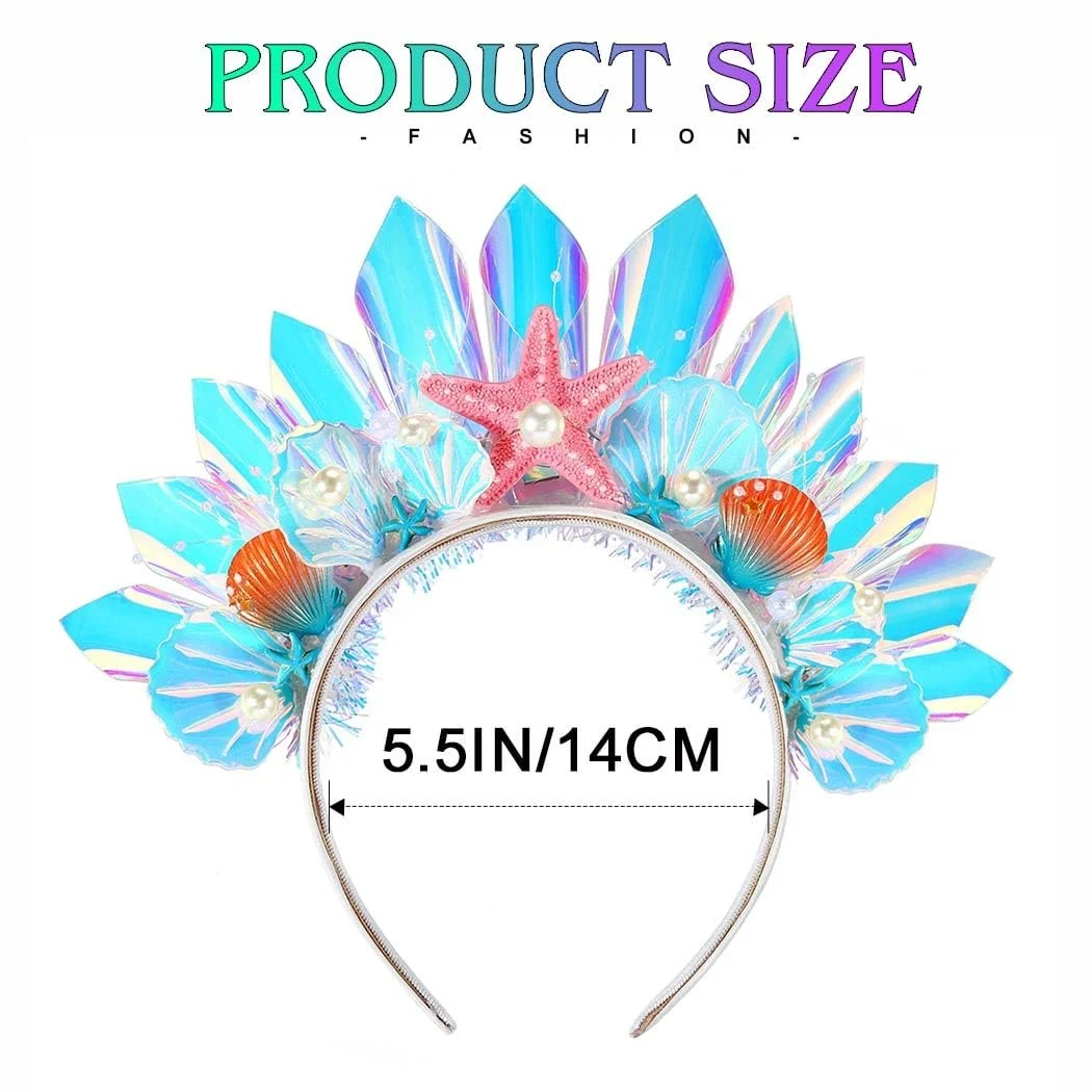 Обруч для волосся зі світлодіодною короною, світиться, фото №5