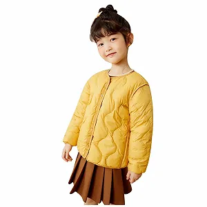 Зимова куртка для дівчат і хлопчиків, повсякденна пухова куртка - Фото 1