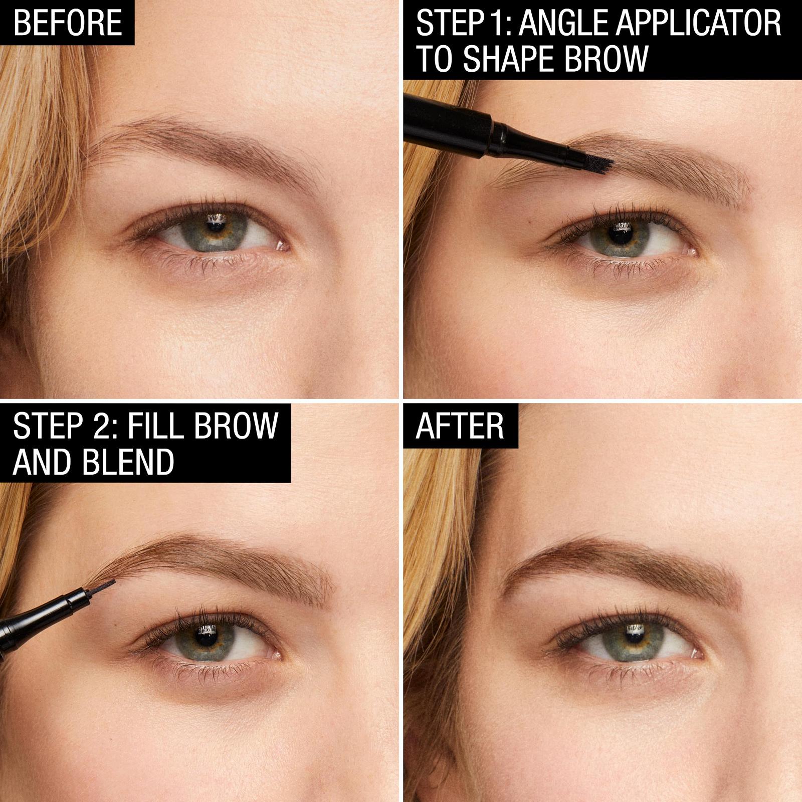 Олівець Maybelline TattooStudio Brow Tint для брів, Soft Brown, 0.037 фл. оз., фото №7