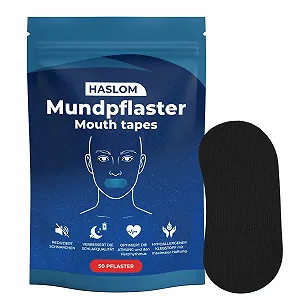 Пластыри для рта Premium 50 шт. для сна, против храпа, гипоаллергенные, с экстра сильным и приятным для кожи клеем для кожи и бороды, удобный универсальный размер. - Фото 1